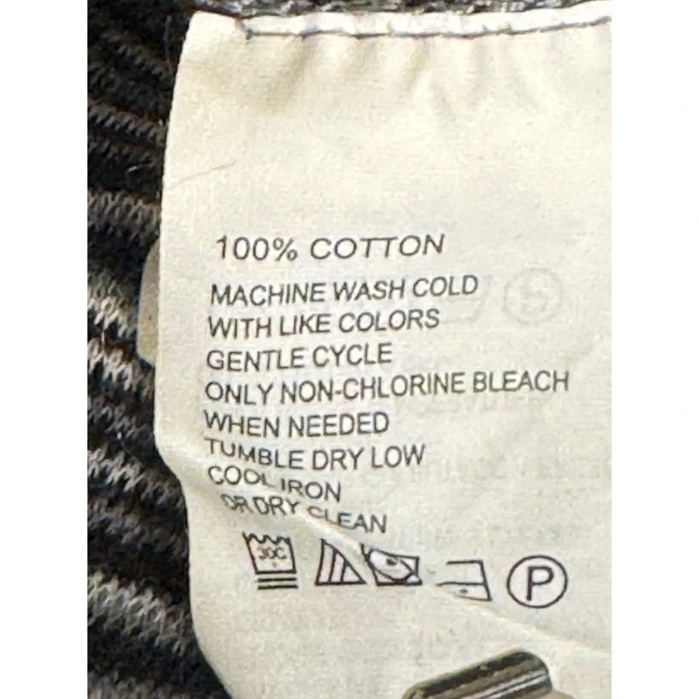 Tommy Bahama Mens Reversible‎ Quarter Zip Pullover Shirt Gray Stripes Size XL